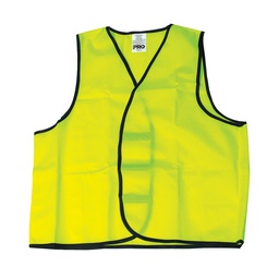 [VEST-Y-M] Safety Vest Hi Vis Fluro Yellow (Day Use) Size Medium