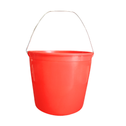 [BUCKSOFT] Soft Flexible 10L Red Bucket w/- Handle