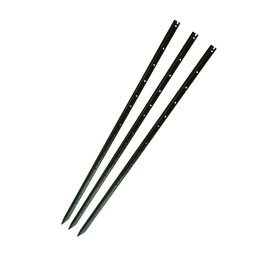 [STAR240] Star Post 2400mm Black (FLP) (ea/pk of 10)