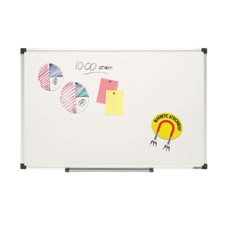 [WHITEBOARD] Whiteboard Magnetic 1200 x 900mm w/- Alum Frame