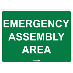 Safety Sign 600 x 450mm - Emergency Assembly Area