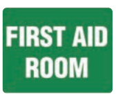 [SIGN507C] Safety Sign 600 x 450mm Corflute - First Aid Room