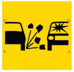 [TM3-V9C] Victoria Multi Message Sign 600 x 600mm Class 1 Coreflute - Loose Rocks (Symbol)