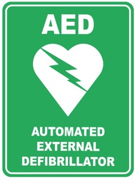 [SIGNAED] Safety Sign 600 x 450mm - AED