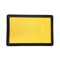 [TCOVERHD128] Trench Cover Yellow Heavy Duty - 1200 x 800mm Black Edge