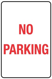 Safety Sign 300 x 450mm - NO PARKING